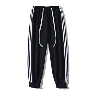 Pantalones de Baloncesto Holgados a Rayas para Casual - Image 2