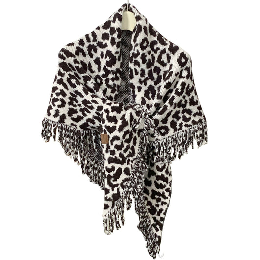 Bufanda Chal Leopardo con Flecos 2 en 1 Cálida y Elegante - Image 5