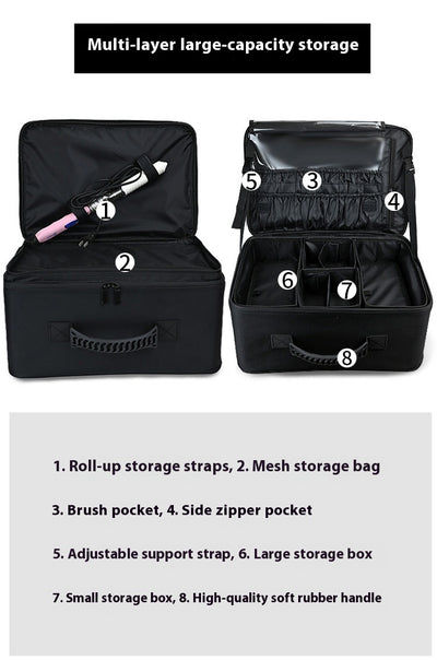 Bolsa de Maquillaje Profesional para Maquilladores - Diseño Portátil - Image 3
