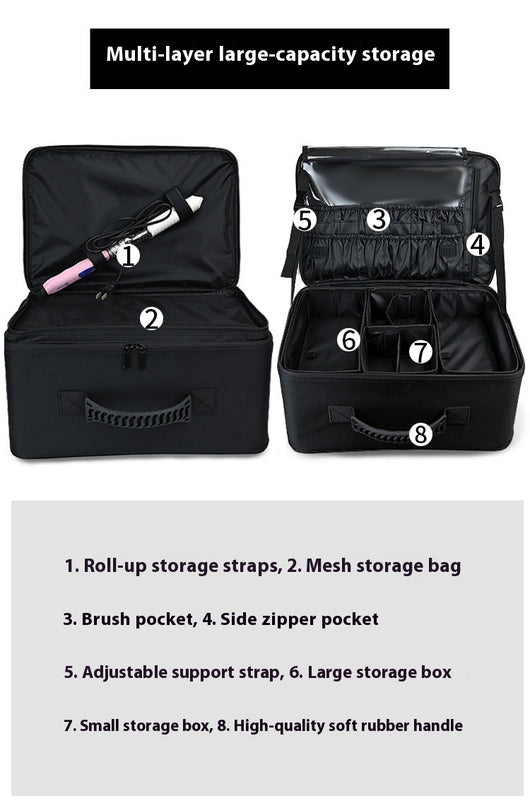 Bolsa de Maquillaje Profesional para Maquilladores - Diseño Portátil - Image 3