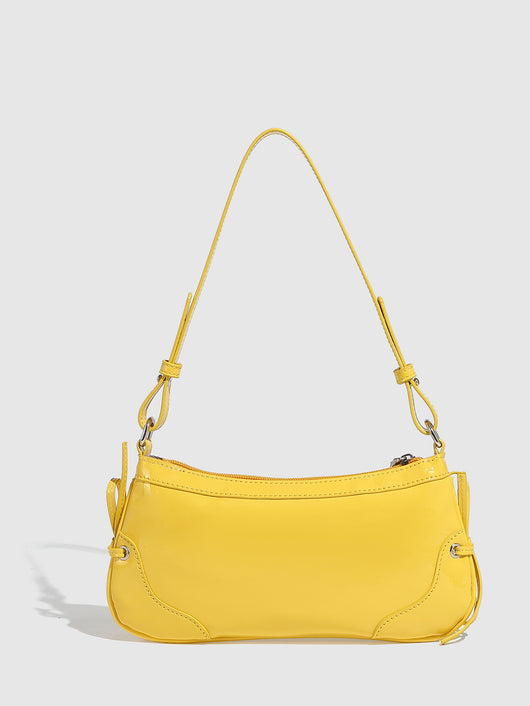 Bolso Bandolera Cuadrado Pequeño con Doble Moño - Diseño Minimalista Liso - Image 41