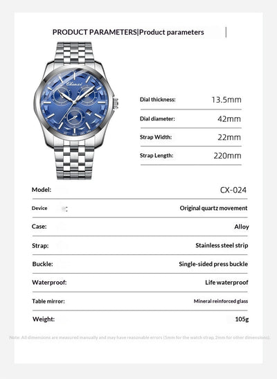 Reloj Empresarial para Hombre con Esfera Luminosa - Image 6