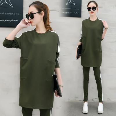 Conjunto Deportivo Casual Talla Grande Estilo Coreano para Mujer - Image 10