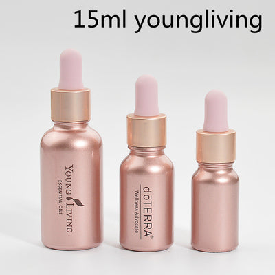 Botella Gotero de Vidrio Ámbar Rose Gold - Frasco Vacío para Aceites Esenciales y Cosméticos DIY - Image 12