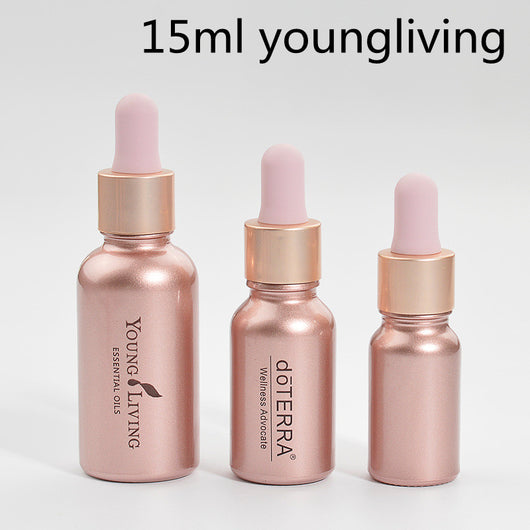 Botella Gotero de Vidrio Ámbar Rose Gold - Frasco Vacío para Aceites Esenciales y Cosméticos DIY - Image 12