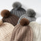 Gorro de Cachemira Suave para Otoño e Invierno