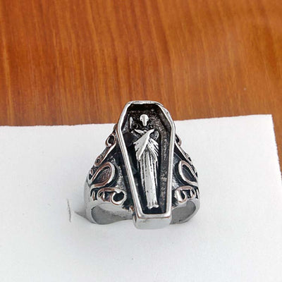 Anillo Vampiro Gótico de Calavera Explosiva - Image 9