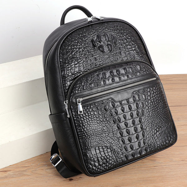 Mochila de Cuero para Viajes - Diseño Moderno para Hombre