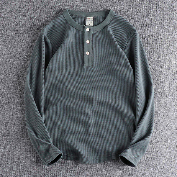 Camiseta Pesada Retro Americana para Hombre
