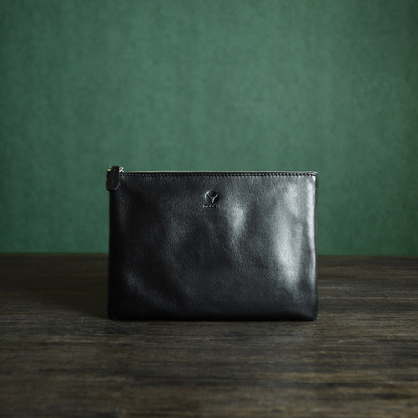 Bolso de Cuero Artesanal Japonés para Hombre