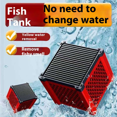 Cubo Purificador de Agua para Acuarios con Carbón Activado de Estructura Panal