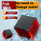 Cubo Purificador de Agua para Acuarios con Carbón Activado de Estructura Panal