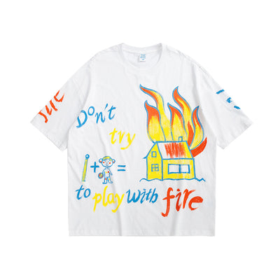 Playera Manga Corta Street Crayon para Hombre - Image 6