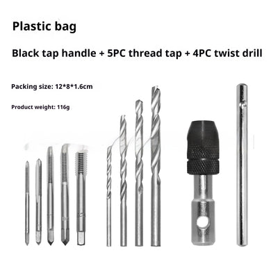Juego Combinado de Brocas Helicoidales y Machuelos con Giro Ajustable - Image 9