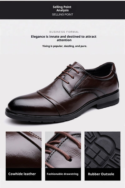 Zapatos de Cuero Formal para Hombre de Negocios - Image 12