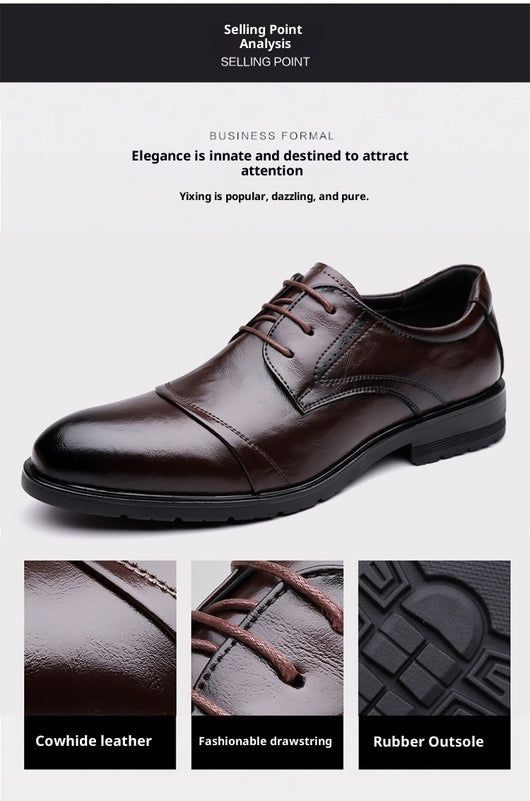 Zapatos de Cuero Formal para Hombre de Negocios - Image 12