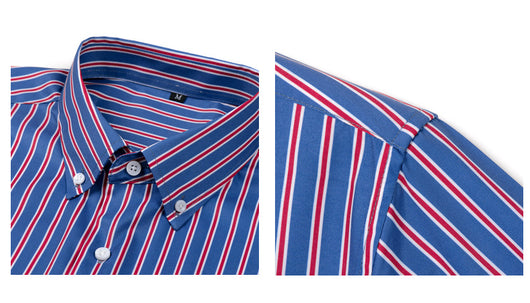 Camisa Ejecutiva de Rayas Premium para Hombre - Image 11