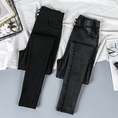 Pantalón Skinny Cintura Alta Ajustado de Largo Completo - Image 8