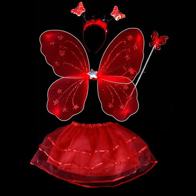 Vestido de tres piezas con alas de mariposa - Image 12