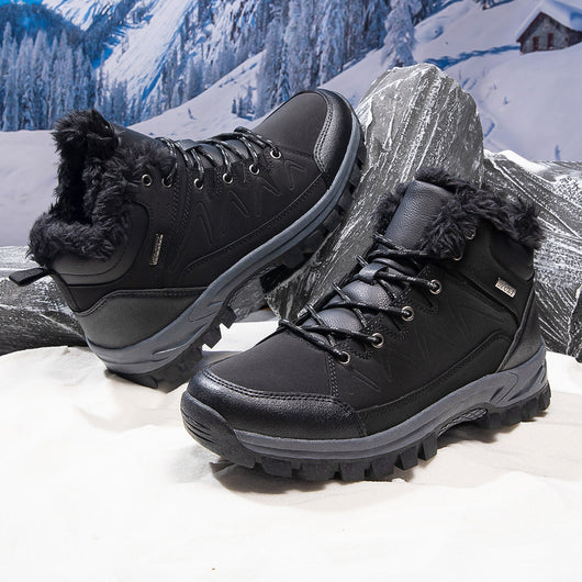 Zapatos Térmicos Altos para Hombre Talla Grande con Forro de Polar - Image 13