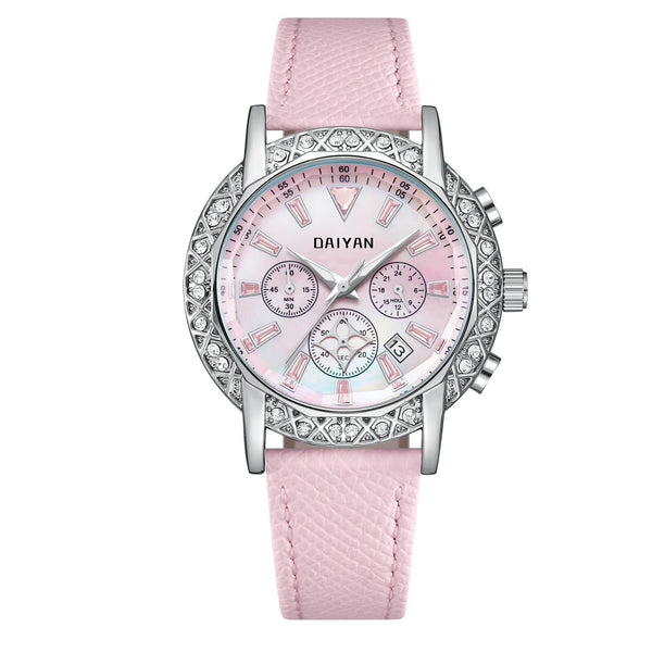 Reloj de Lujo Versátil para Mujer - Resistente al Agua con Diamantes