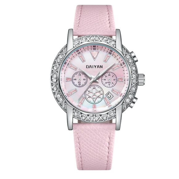 Reloj de Lujo Versátil para Mujer - Resistente al Agua con Diamantes
