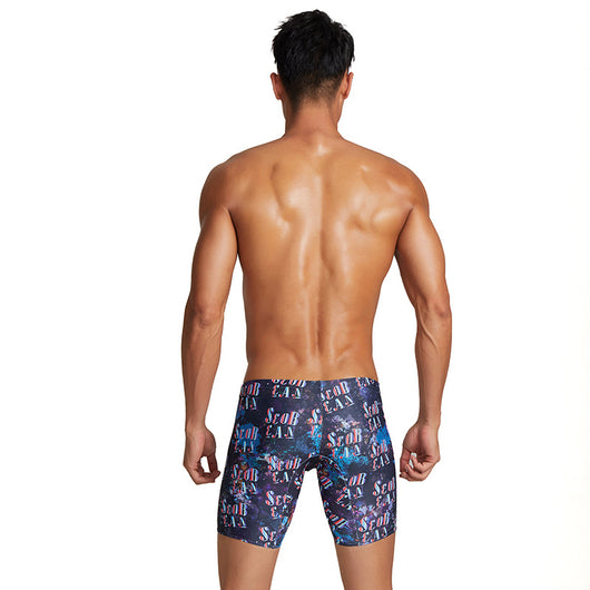 Shorts de Baño Ajustados Estampados para Hombre - Image 4