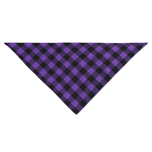 Pañuelo Triangular para Mascotas de Algodón Doble Cuadros - Image 10