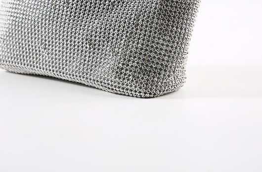 Bolso de Noche Elegante con Diamantes y Cristales Brillantes - Image 9
