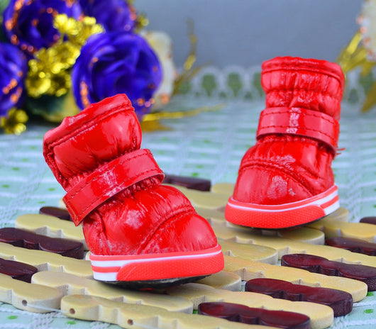 Botas Impermeables de Cuero PU para Perros - Abrigo Invernal - Image 23