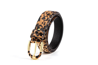 Cinturón de Cuero Estampado Leopardo para Mujer - Image 19