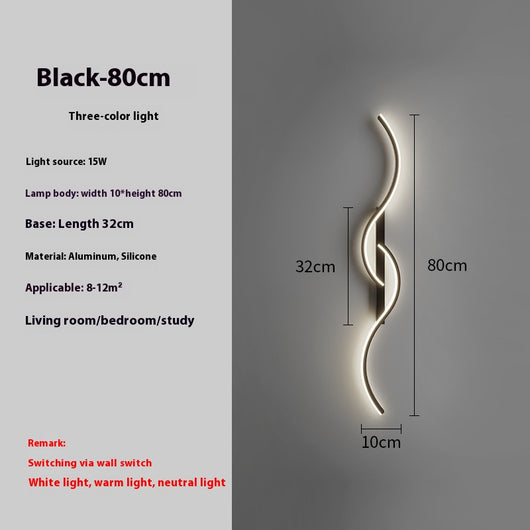 Lámpara de Pared Minimalista para Dormitorio y Pasillos - Image 3