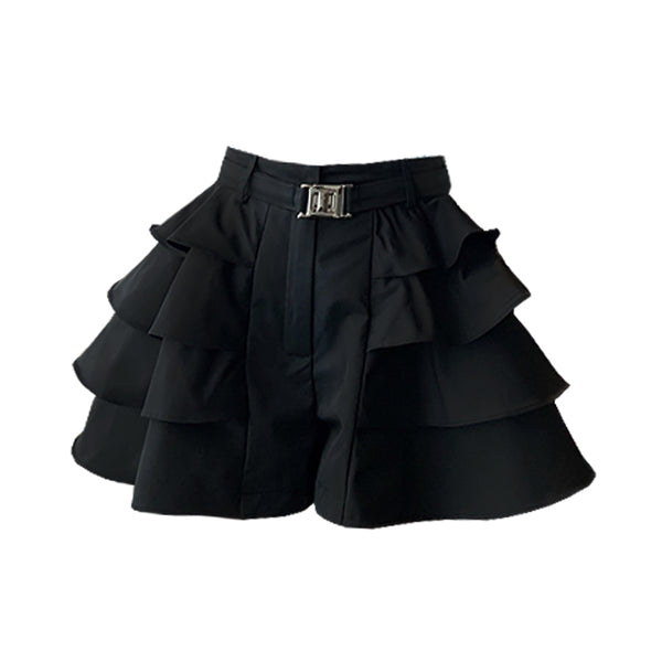 Falda Corta Pata de Gallo para Mujer Talla Petite