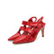 Sandalias Stiletto Punta Afilada Estilo Hada - Zapatos Kelp