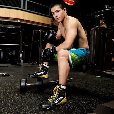Zapatillas de Levantamiento y Entrenamiento de Combate con Suela Flexible - Image 2