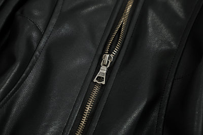 Chaqueta de Cuero PU y Algodón - Estilo Urbano Minimalista para Invierno - Image 19
