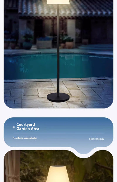 Lámpara Solar Giratoria para Patio y Jardín - Image 13