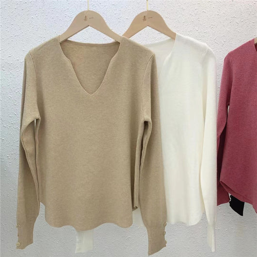 Suéter Tejido Holgado para Mujer - Blusa de Manga Larga - Image 10