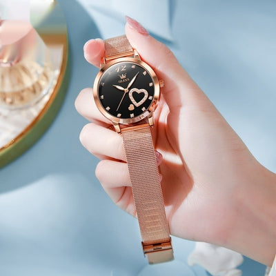 Reloj Elegante para Mujer con Correa Mesh Personalizable - Image 11
