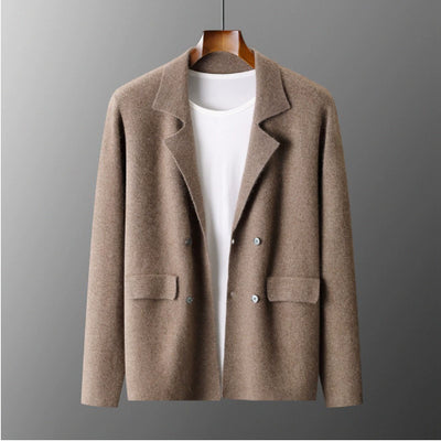 Saco Cardigan de Lana Tejida para Hombre - Elegante, Casual y Profesional - Image 17