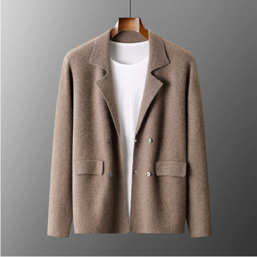 Saco Cardigan de Lana Tejida para Hombre - Elegante, Casual y Profesional - Image 17