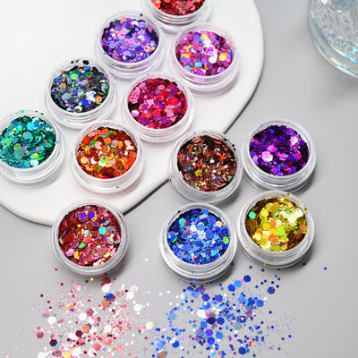 Set de 24 Esmaltes de Uñas con Brillo Glitter Deslumbrante - Image 15