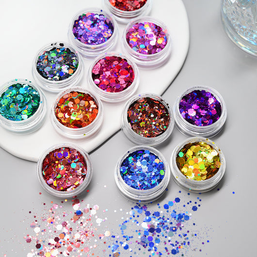Set de 24 Esmaltes de Uñas con Brillo Glitter Deslumbrante - Image 15