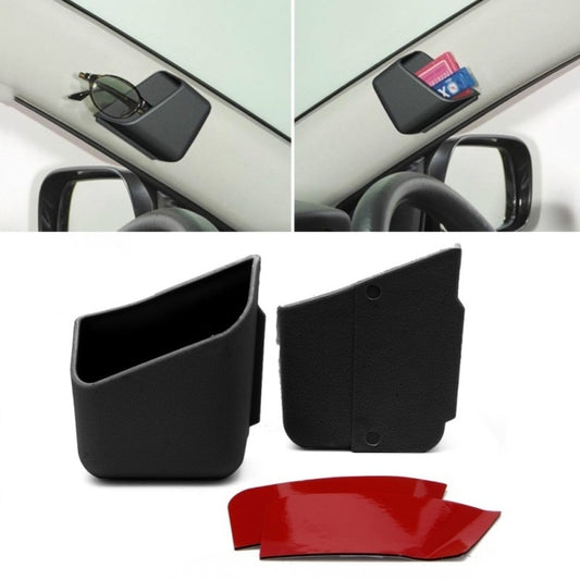 Organizador de Gafas para Auto - Estuche Doble Negro