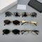 Gafas de Sol Geométricas Metal con Estilo Urbano