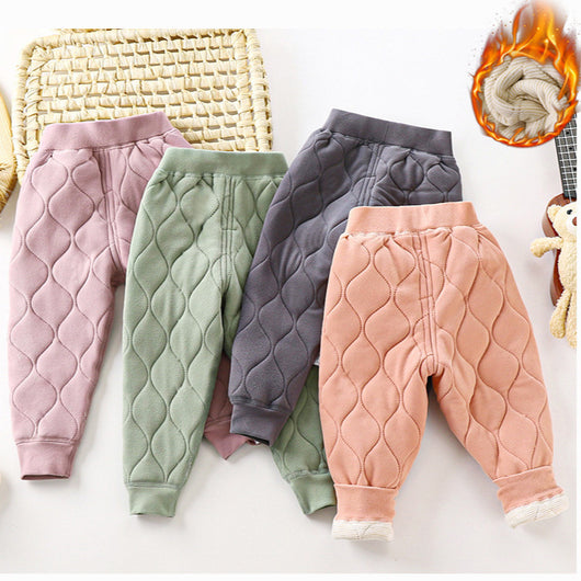 Leggins Escolares Acolchados de Algodón para Niñas - Calidez y Comodidad - Image 2