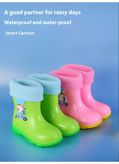 Botas de Lluvia Impermeables Desmontables para Niños con Suela Antideslizante - Image 21