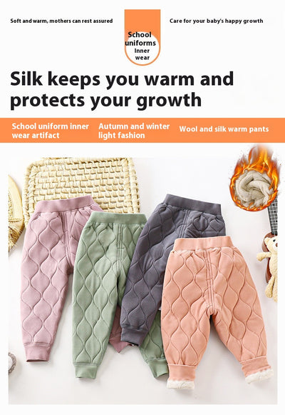 Leggins Escolares Acolchados de Algodón para Niñas - Calidez y Comodidad - Image 22