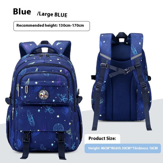 Mochila Escolar Cielo Estrellado - Diseño Moderno para Primaria y Secundaria - Image 7