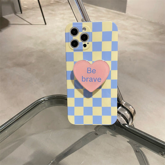Funda Suave para Móvil con Diseño de Damero Simple - Image 10